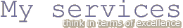 My Services page